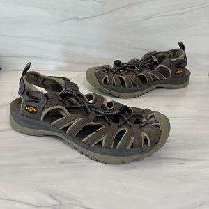 Keen Whisper Gray Closed Toe Water Shoes Size 8 Medium